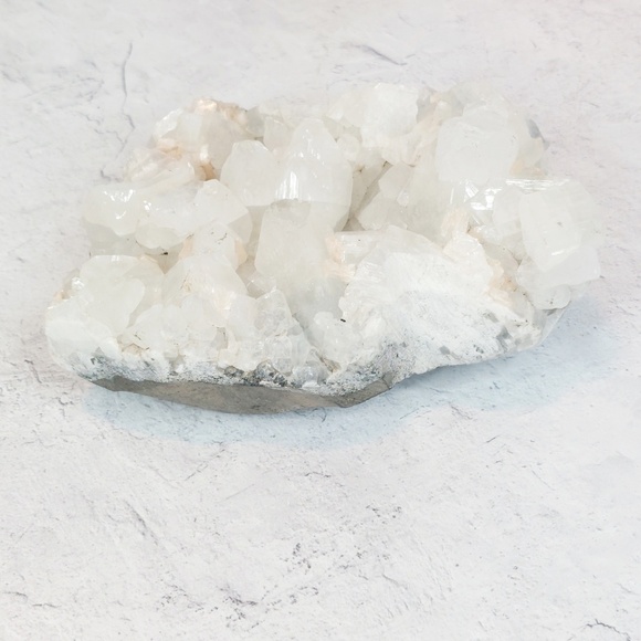 Apophyllite Cluster w/Stilbite Inclusions | Clarity • Angelic Connection - Picture 3 of 6